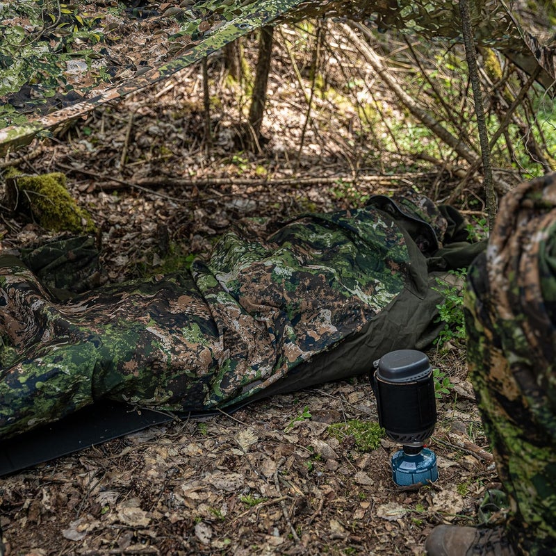 MIL-TEC Trilaminate Durable Waterproof Lightweight Breathable Tactical Outdoor Camping Hiking Generous Cut Sleeping Bag Cover with Zip Closure | Suitable for Various Sleeping Bags - Image 4